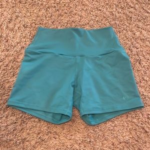 Teal/ turquoise ryderwear athletic shorts, worn once